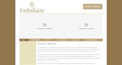 Desktop Screenshot of embellaire.com.au